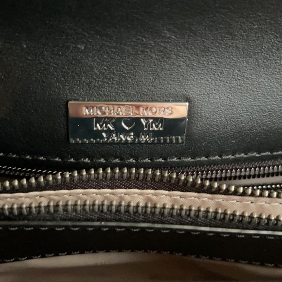 Michael Kors Black with silver accents Whitney bag. Only used one time. - Picture 7 of 9